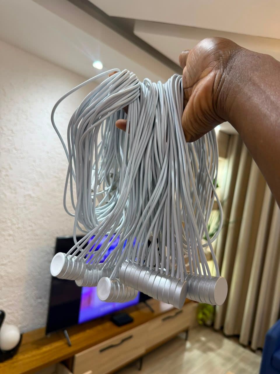 Bundle of charging cables